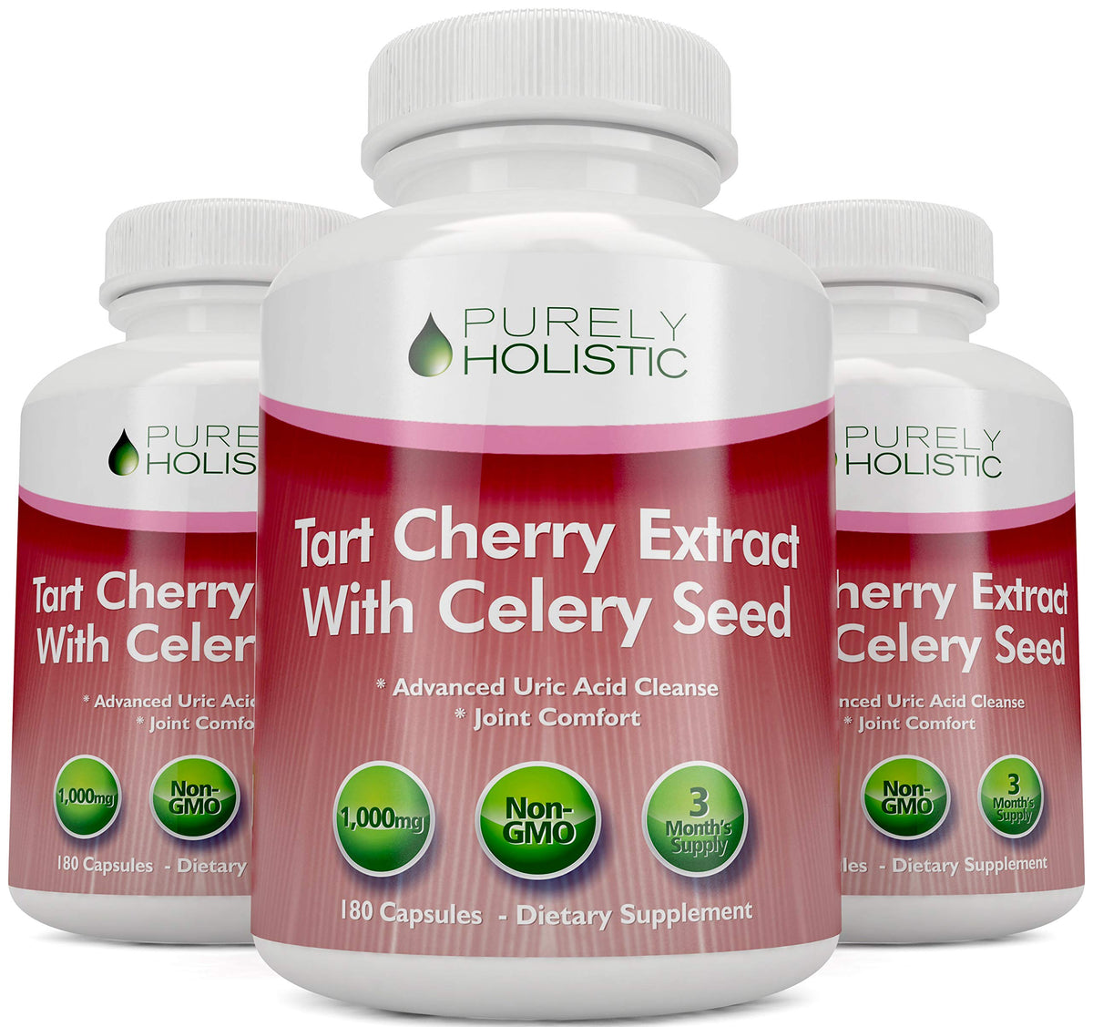 Ingrédients des capsules de cerise acide Purely Holistic