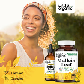Ingrédients des capsules de molène Wild & Organic sur l'étiquette