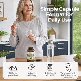 Ingrédients des capsules de moringa Grenera sur l'étiquette