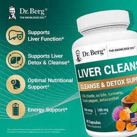 Ingrédients des capsules détox foie Dr. Berg Nutritionals