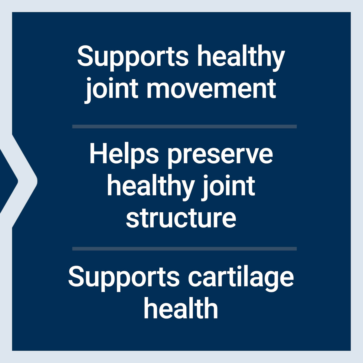 Ingrédients des Capsules Glucosamine/Chondroitin Life Extension