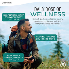 Ingrédients des capsules Maxi Health Multivitamines