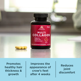 Ingrédients des capsules Multi Collagen Peptides Ancient Nutrition