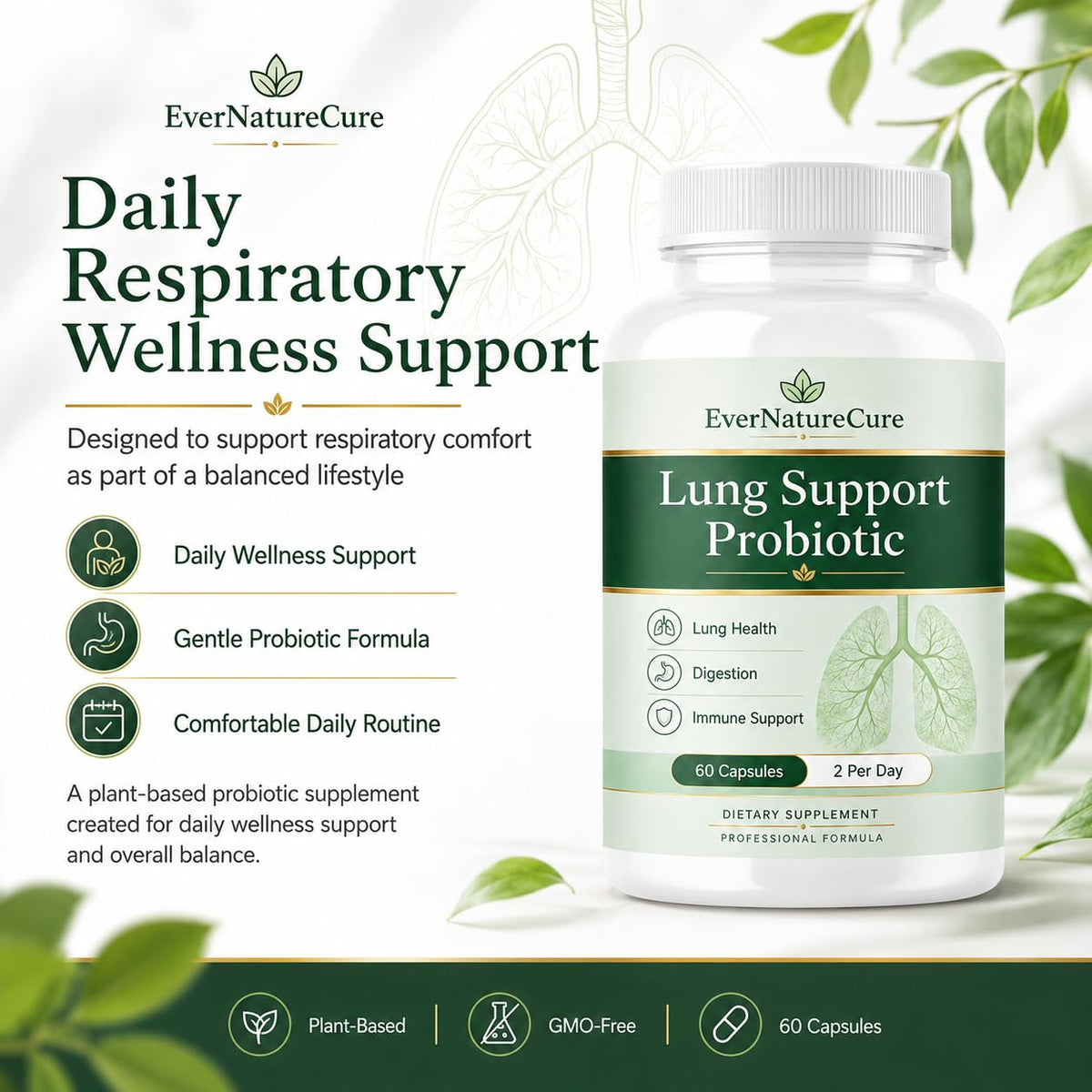 Ingrédients des capsules PRIDEWELL EverNatureCure