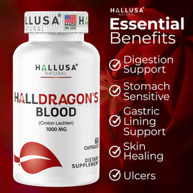 Ingrédients des capsules Sangre de Drago Hallusa Natural
