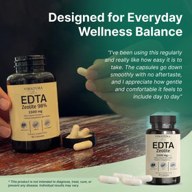 Ingrédients des capsules VINATURA EDTA 1500mg