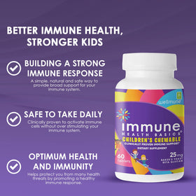 Ingrédients des comprimés à croquer daily wellness Health Basics