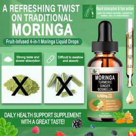 Ingrédients des gouttes de Moringa Vita letuo