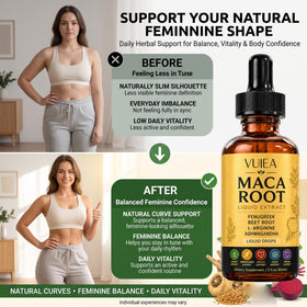 Ingrédients des gouttes de racine de maca WHDEOW