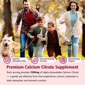 Ingrédients des gummies calcium citrate BVIVLOO