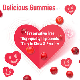 Ingrédients des gummies Cranberry SmildeHeal