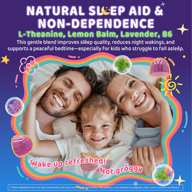 Ingrédients des Gummies de sommeil ELLAMENTZ, incluant magnésium et plantes