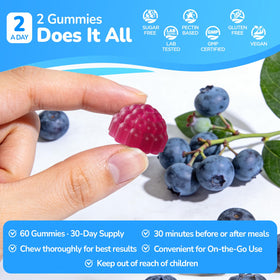 Ingrédients des gummies DGL NATISLAND, affichage des extraits