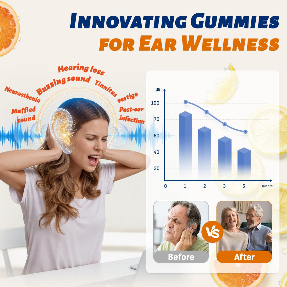 Ingrédients des gummies Gyumolics sur l'étiquette