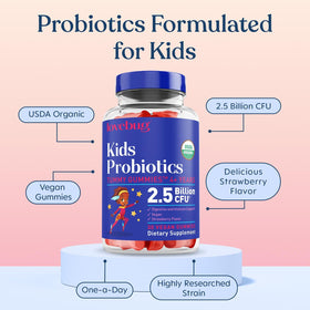 Ingrédients des Gummies LOVEBUG Probiotiques Enfants