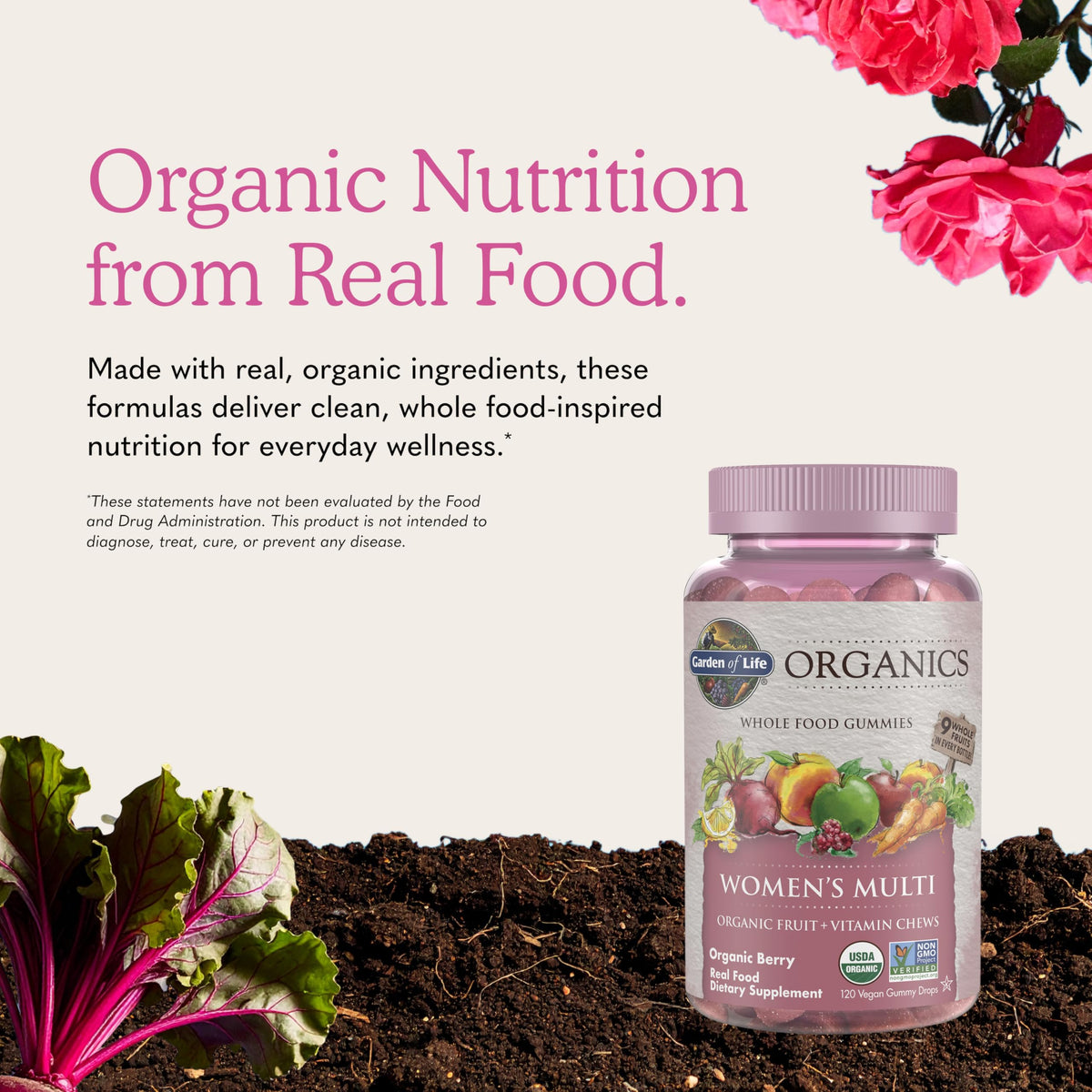 Ingrédients des Multivitamines Gummy Garden of Life