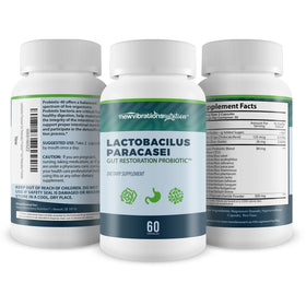 Ingrédients des probiotiques Lactobacillus Paracasei sur l'étiquette