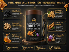 Ingrédients des Sticks de Shilajit XYLERA HERBAL