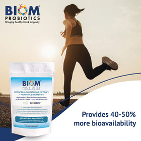 Ingrédients des suppositoires de L-Glutathione réduit Biom Probiotics