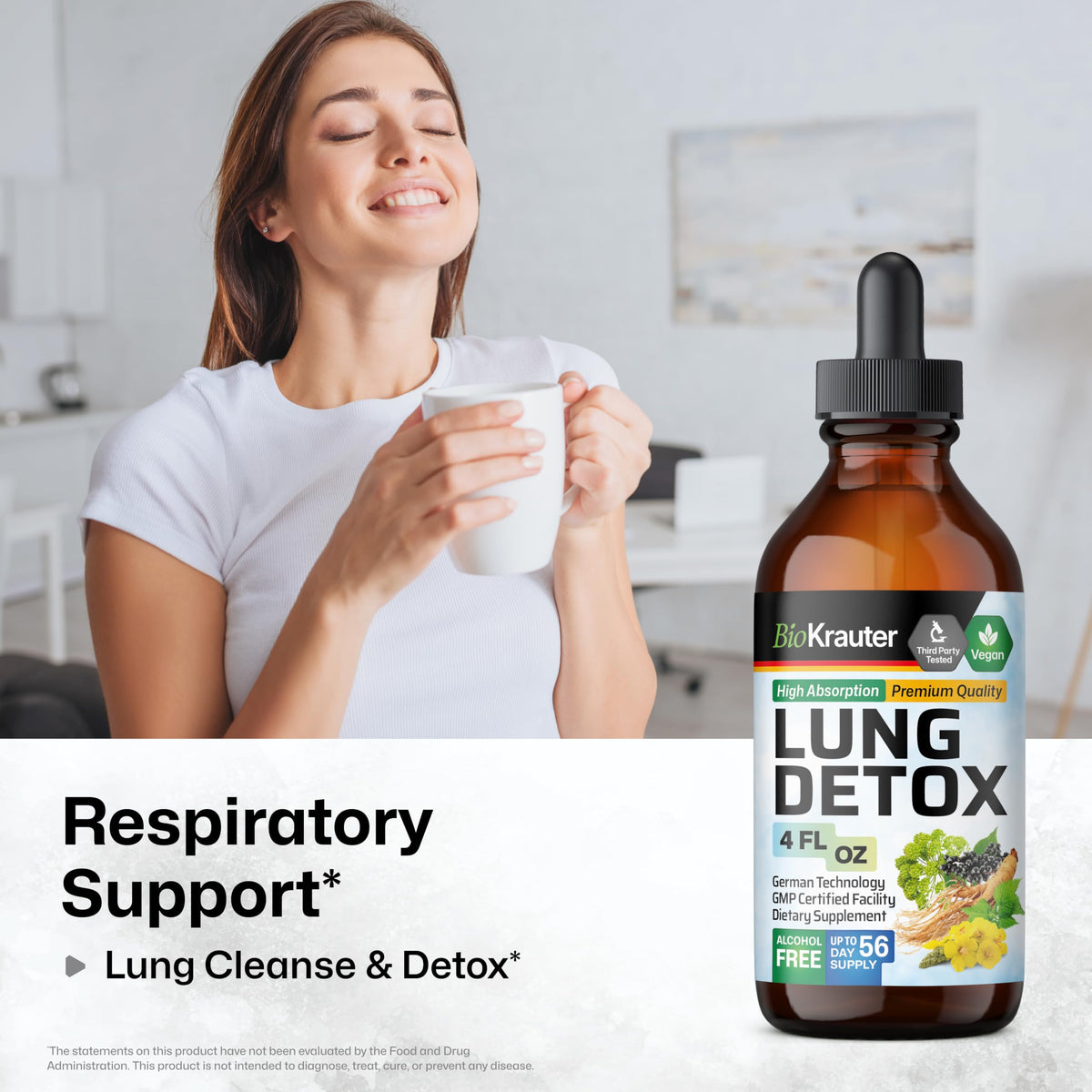 Ingrédients du BIO KRAUTER Détox Pulmonaire 5-en-1