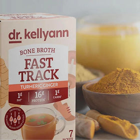 Ingrédients du bouillon d'os Dr. Kellyann sur la boîte