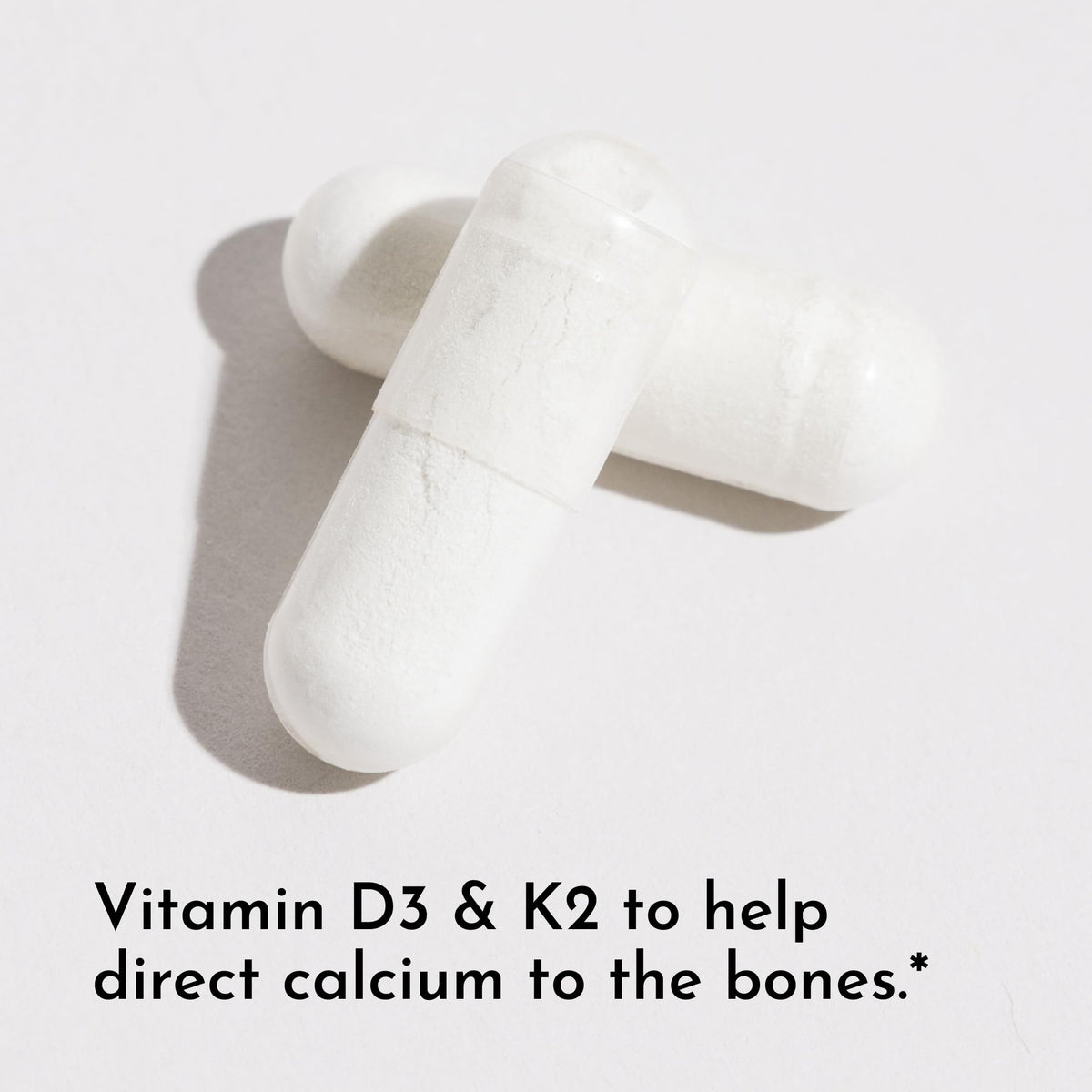 Ingrédients du Calcium Complex JUST INGREDIENTS sur une table