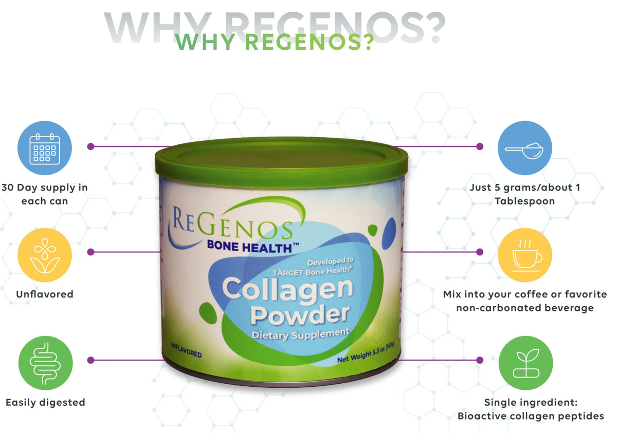 Ingrédients du collagène FORTIBONE® ReGenos affichés