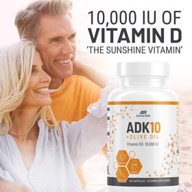 Ingrédients du complément alimentaire ADK 10 d'ALPHA RISE