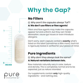 Ingrédients du complément alimentaire articulaire Pure Therapro Rx