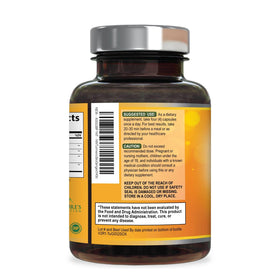 Ingrédients du complément Curcuma Nature's Nutrition