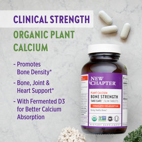 Ingrédients du Complément de Calcium New Chapter