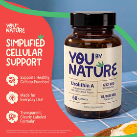 Ingrédients du complément YOUBYNATURE Urolithin A sur l'étiquette