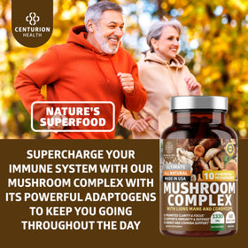 Ingrédients du Complexe de Champignons Premium Number One Nutrition