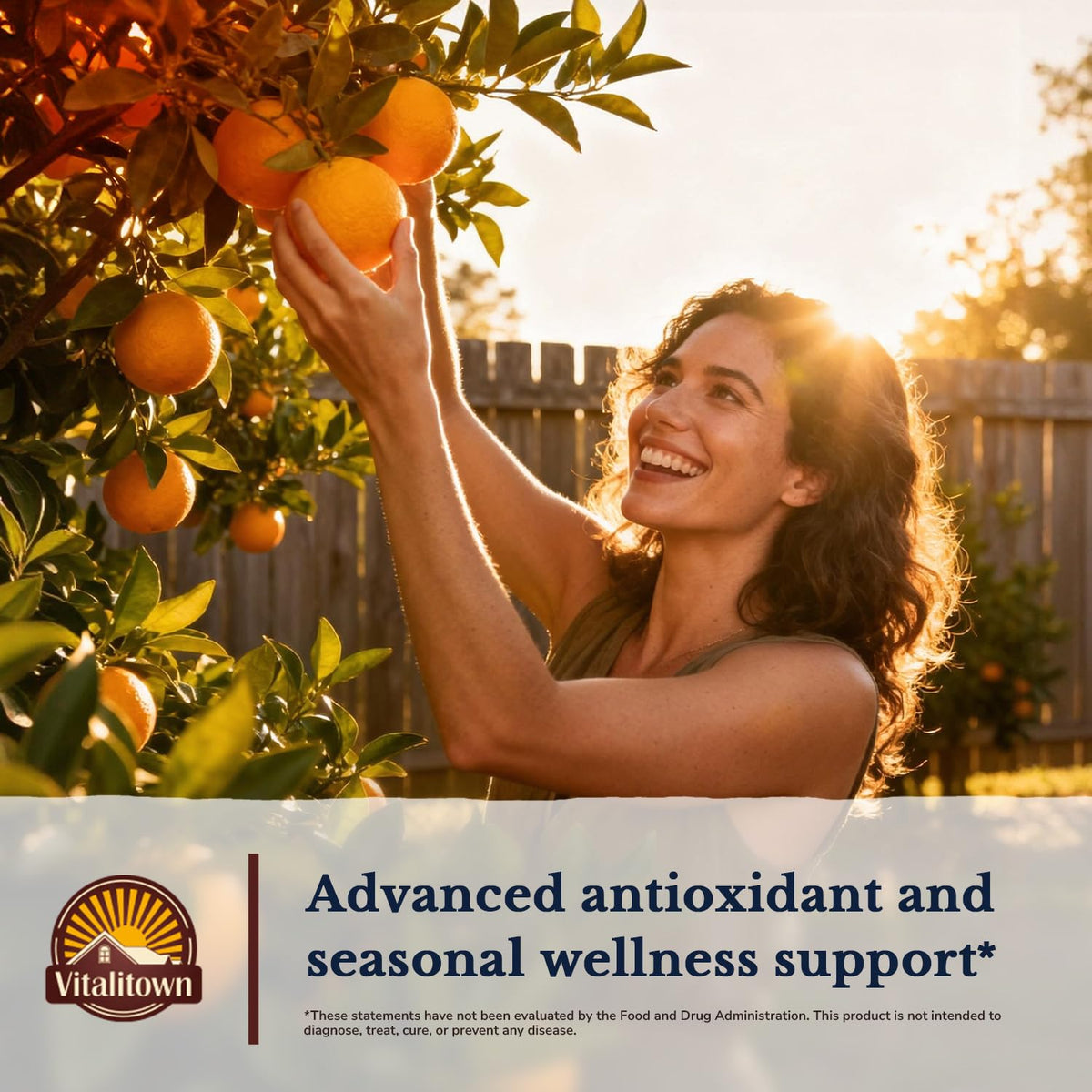 Ingrédients du Complexe de Vitamine C Vitalitown sur l'étiquette