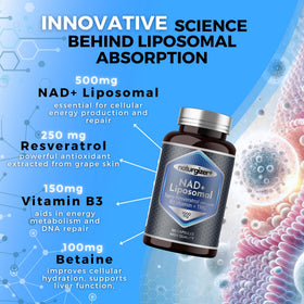 Ingrédients du Complexe NAD Plus de naturgizer+