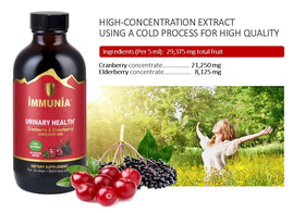 Ingrédients du concentré de canneberge et sureau daily wellness