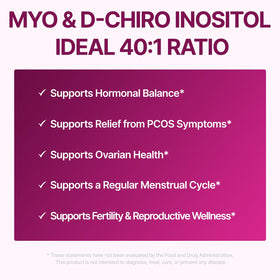 Ingrédients du Dr.GET IT Balance Up Inositol 40:1 stick, liste sur l'emballage
