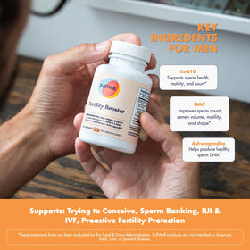 Ingrédients du FullWell Fertility support sur l'étiquette