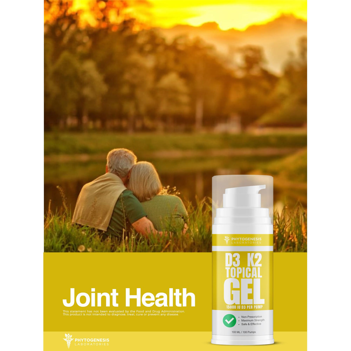 Ingrédients du Gel Topique Vitamine D3 K2 ANDROGENESIS