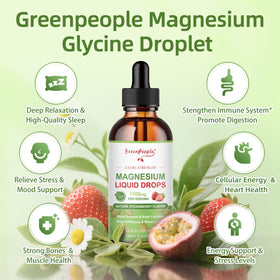 Ingrédients du GREENPEOPLE Magnésium Liquide sur l'étiquette