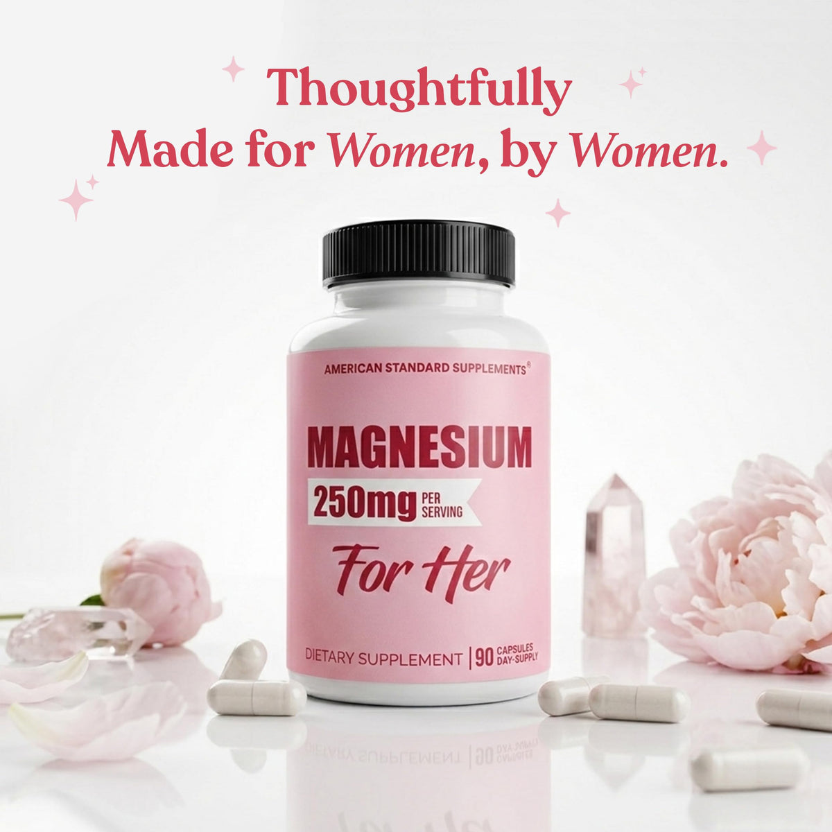 Ingrédients du Magnésium Glycinate American Standard Supplements