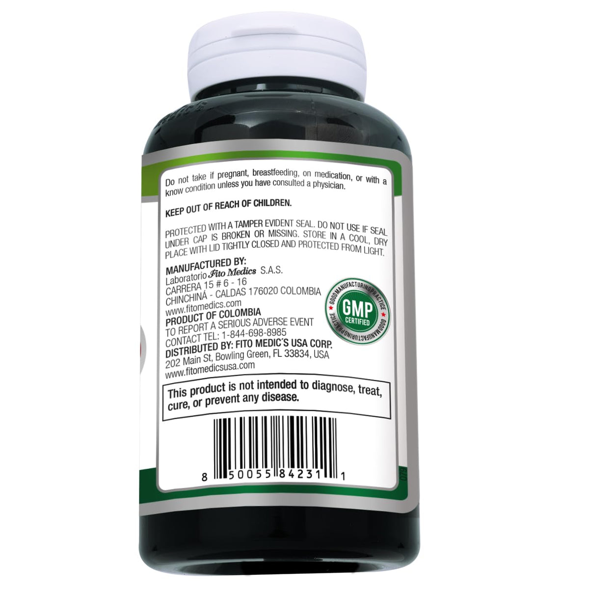 Ingrédients du melon amer FITO MEDIC'S sur table