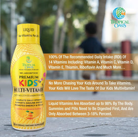 Ingrédients du Multivitamine Liquide Tropical Oasis