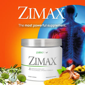 Ingrédients du Paleolf ZIMAX Super ANTIOXIDANT sur la table