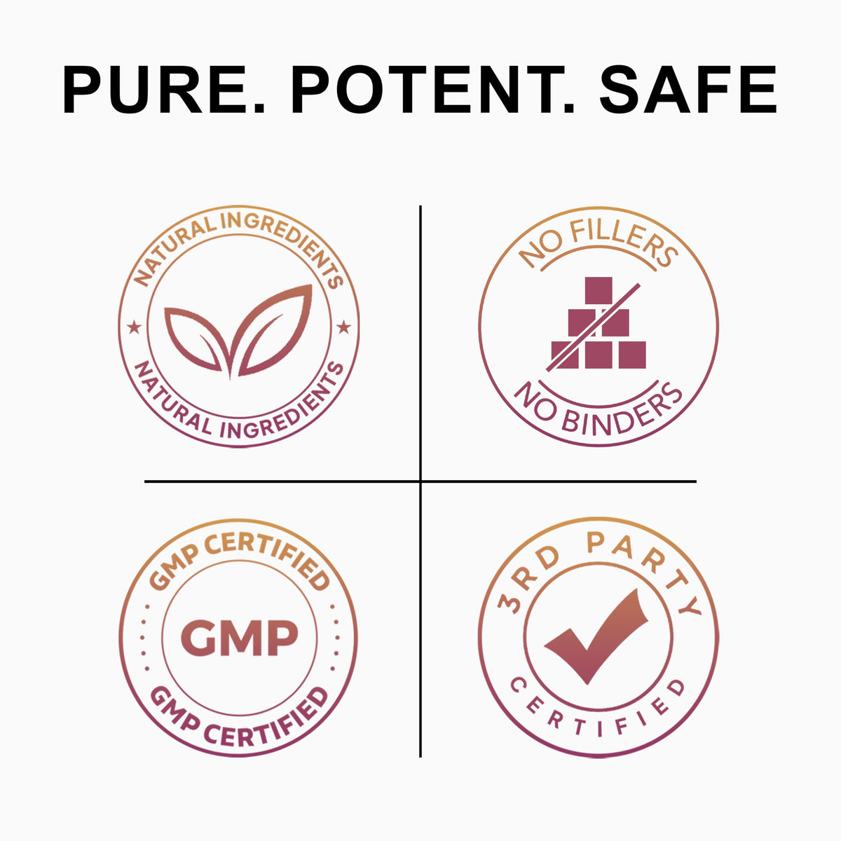 Ingrédients du Pure Prana Complément Vegan Collagène sur une table