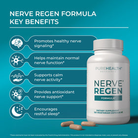 Ingredients du PUREHEALTH RESEARCH Nerve Regen Formula