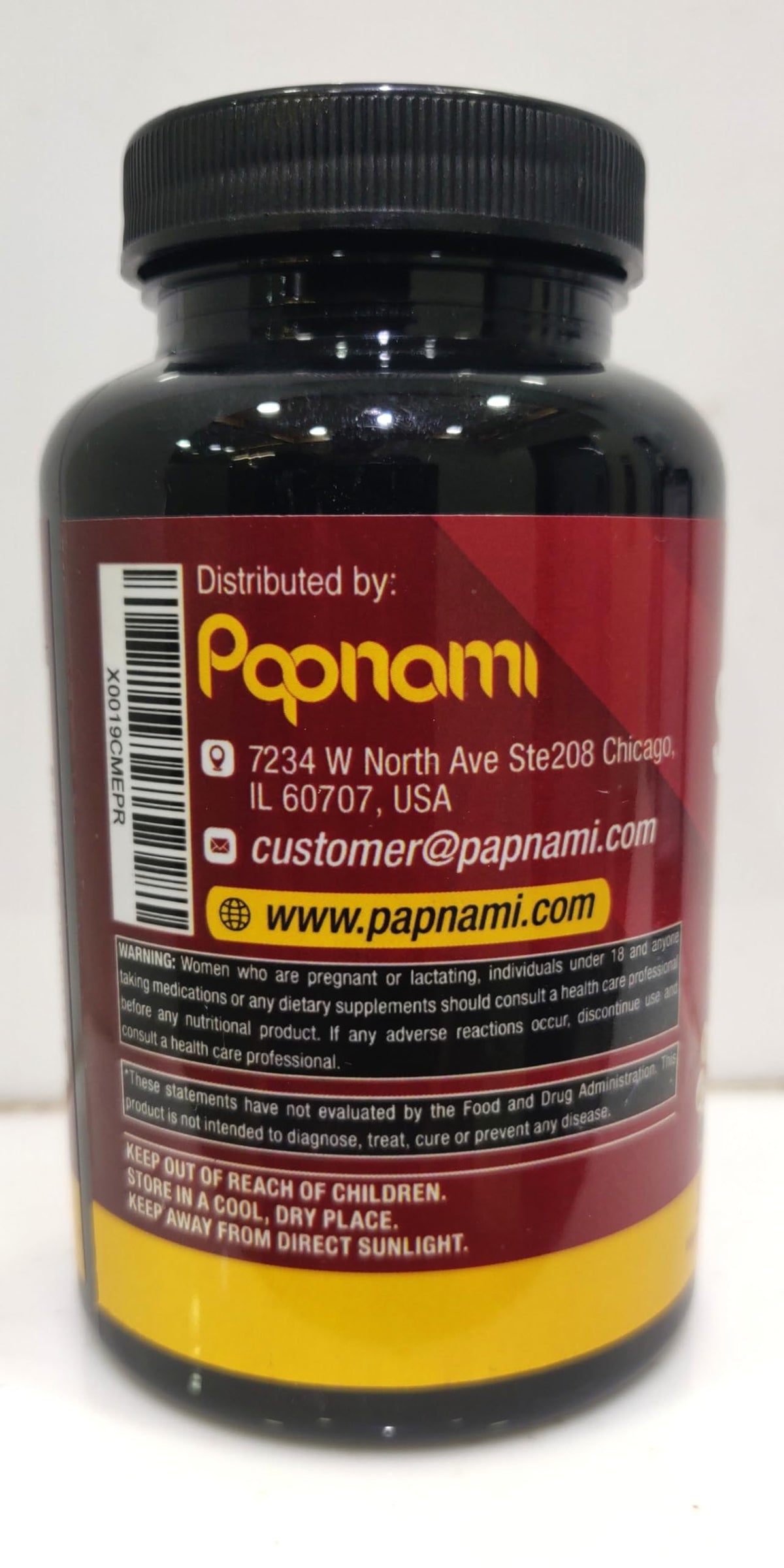 Ingrédients du Shilajit Himalayen Papnami sur une table