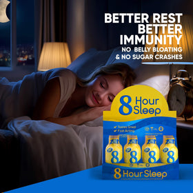Ingrédients du shot de sommeil Vitamin Energy, incluant mélatonine et extraits de plantes