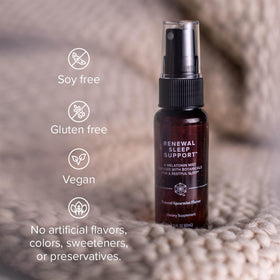 Ingrédients du spray Isagenix Renewal Melatonin 60 ml