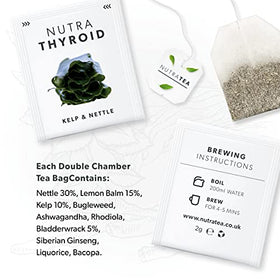 Ingrédients du thé Nutra Tea sur une table